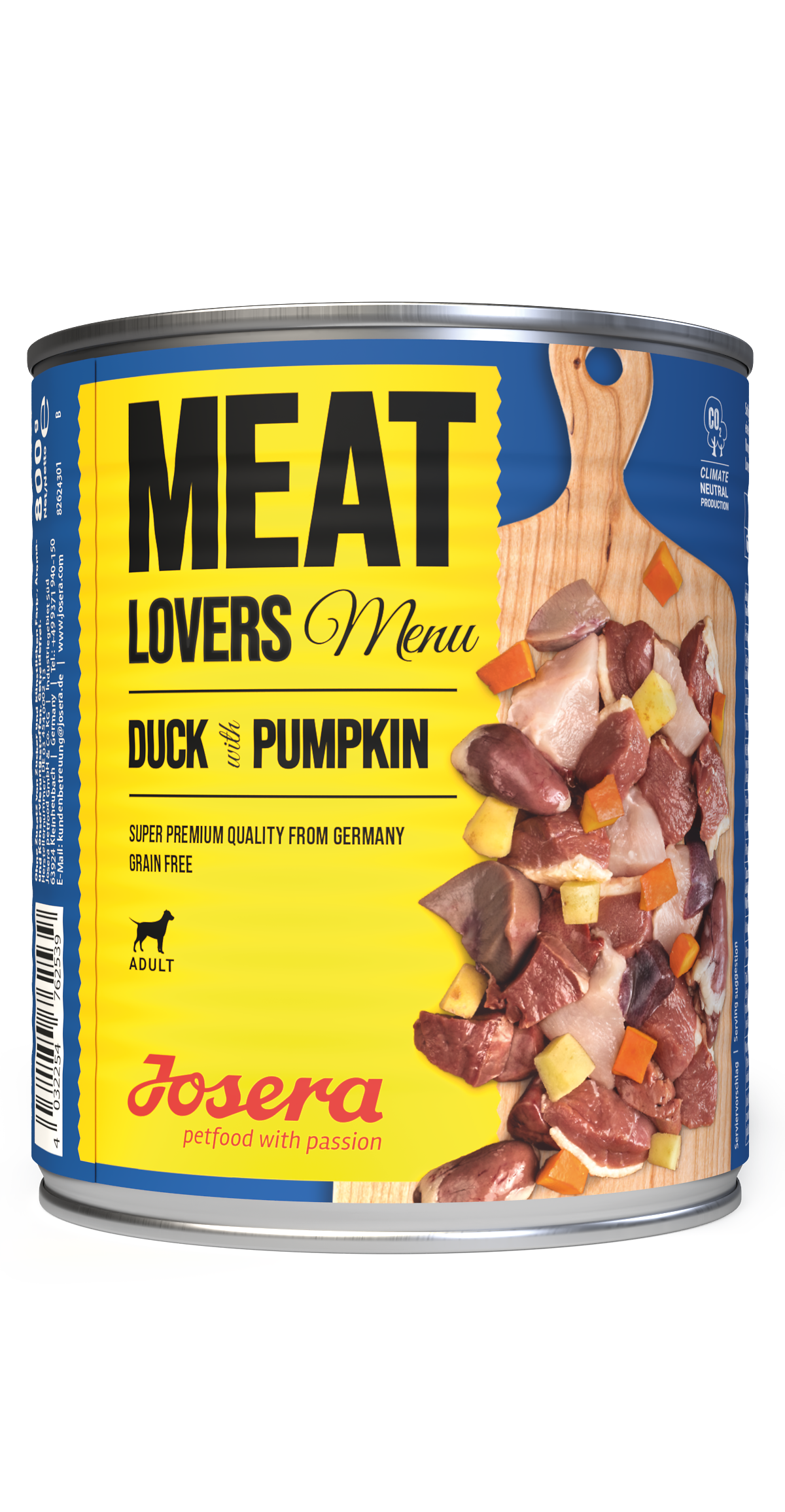 Opakowanie karmy MEAT LOVERS MENU KACZKA Z DYNIĄ