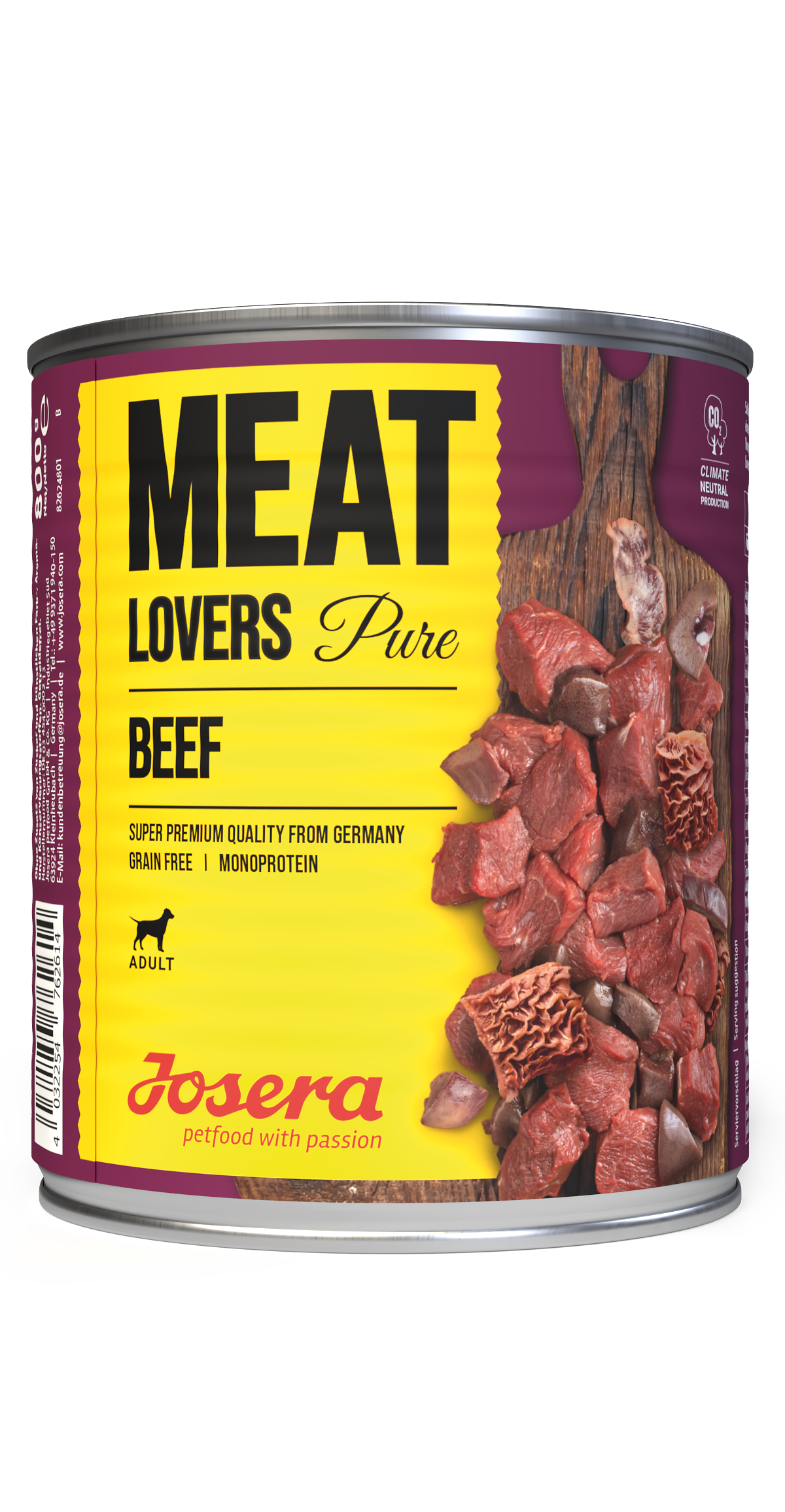 Opakowanie karmy MEAT LOVERS PURE WOŁOWINA
