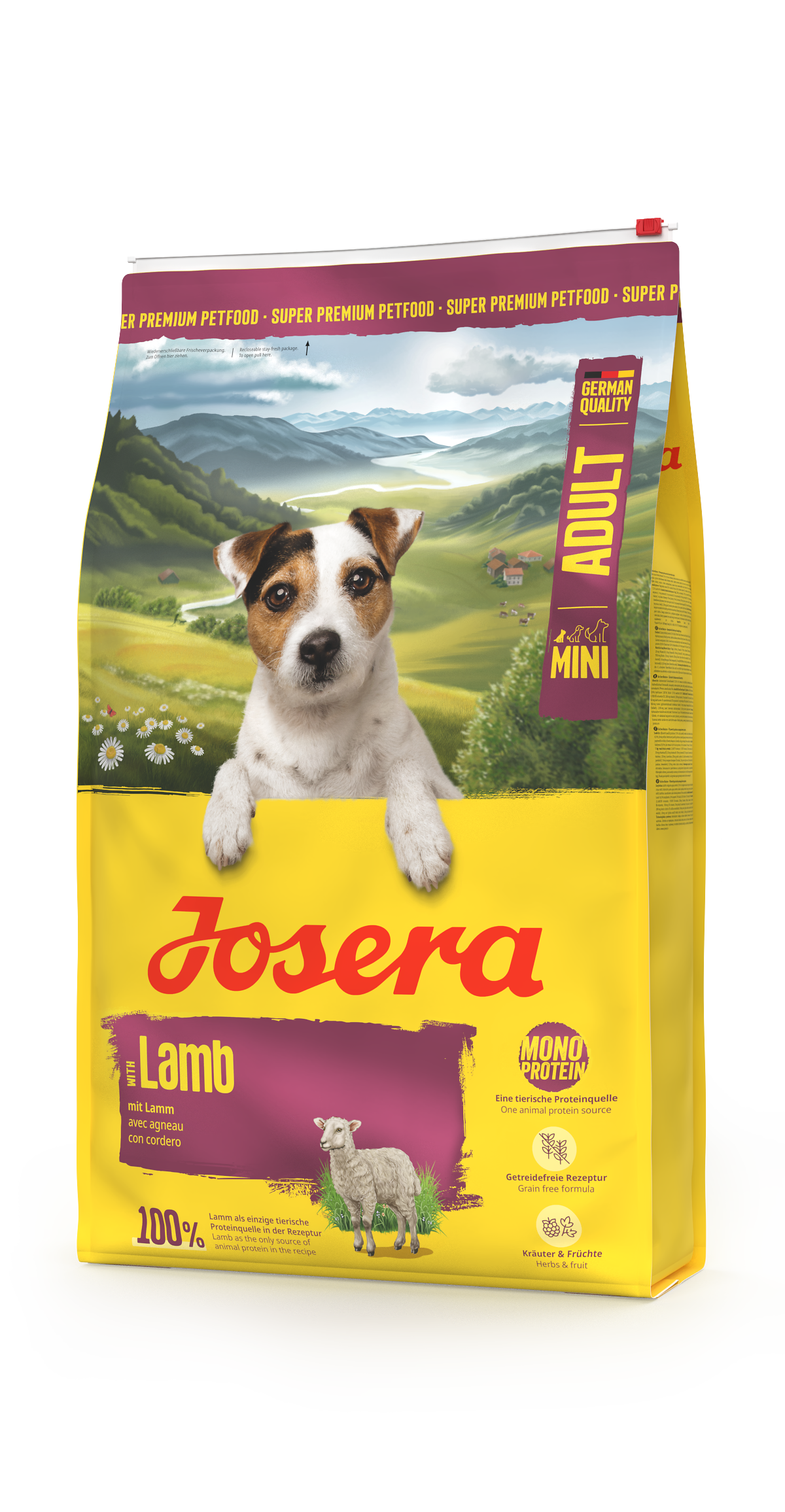 Opakowanie karmy MINI LAMB