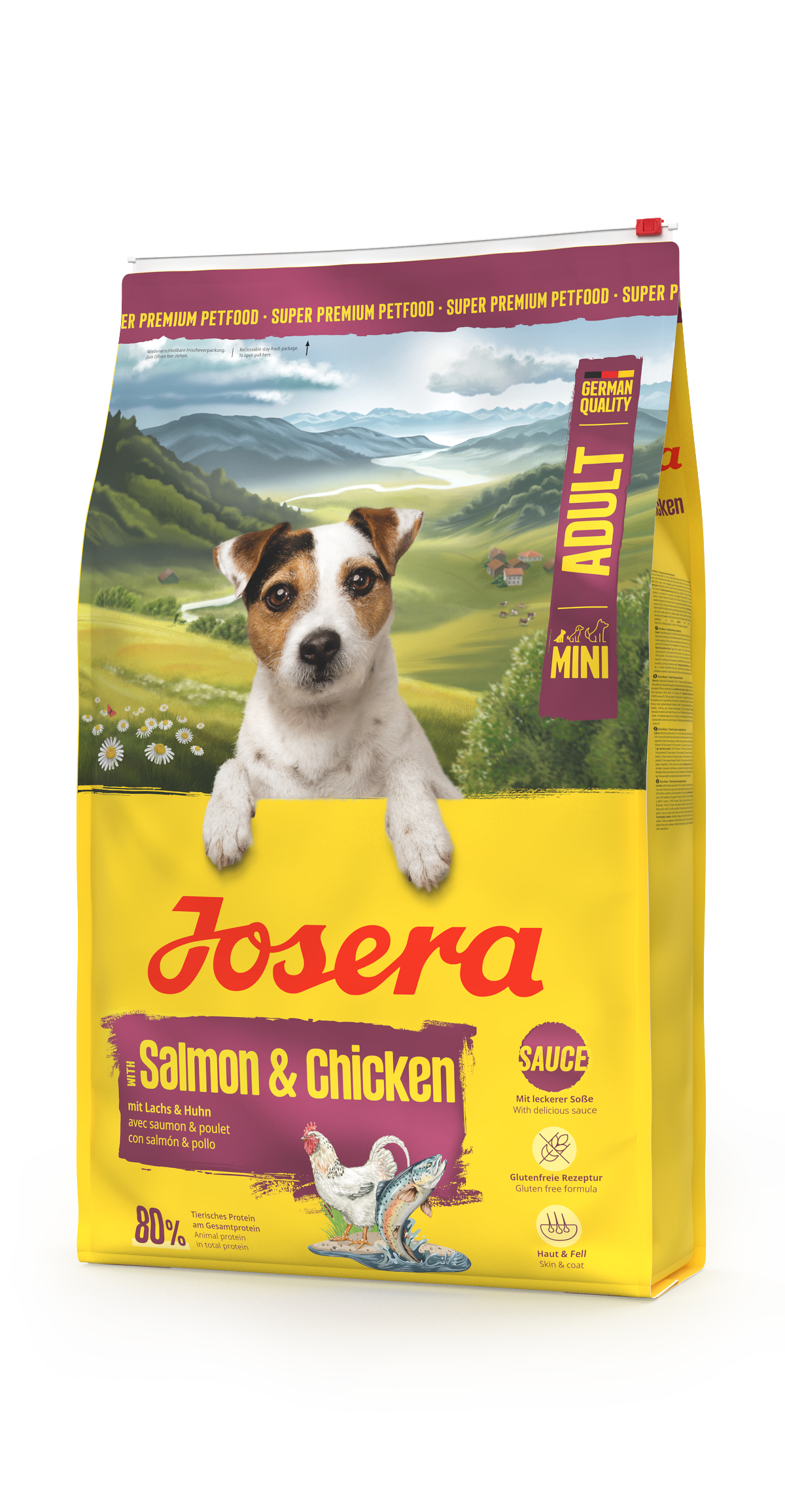 Opakowanie karmy MINI SALMON & CHICKEN